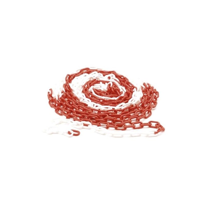 Perel - Plastic Chain - Red and White - Length