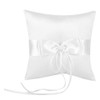 Nicoone Wedding Ring Cushion Ring Bearer Cushion White Bridal Pillow