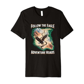 Eagle Overlanding Adventure Outdoor Explorer Camper Nature Premium T-Shirt