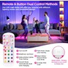 Rechargeable Battery Operated Light Bulb with Remote Control 4 Packs,