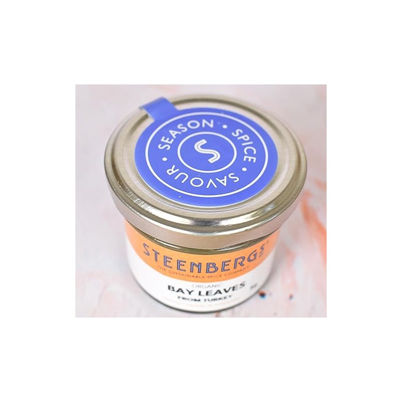 Steenbergs Organic Bay Leaves Dried Standard Jar - 5g