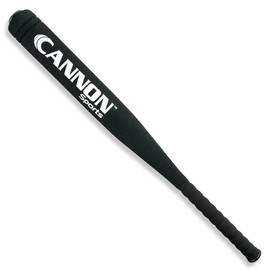Cannon Sports Foam Baseball Bat & Softball Bat - 29-Inch Padded Training Bat with Strong Poly-Core – Soft Foam Practice Bat - Color: Black