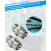 Foruly Replaces 115757 Hydraulic Attachment Fittings, Threaded Fitting Converter for