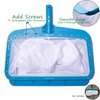 DABOVIN Professional Pool Bottom Skimmer Net for Cleaning Pollen Bugs,