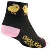 SockGuy Womens 2" Chick Fu Cycling/Running Sock Chick Fu Small/Medium