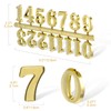 ueslwser 6 Piece DIY Clock Numerals Kit Including Arabic and