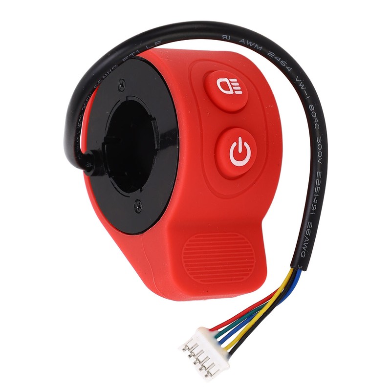 Throttle Accelerator Electric Scooter Finger Throttle Accessories Replacement Part Red