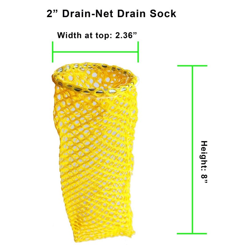 2" Reusable Mesh Strainer for Floor drains - Drain-Net Drain