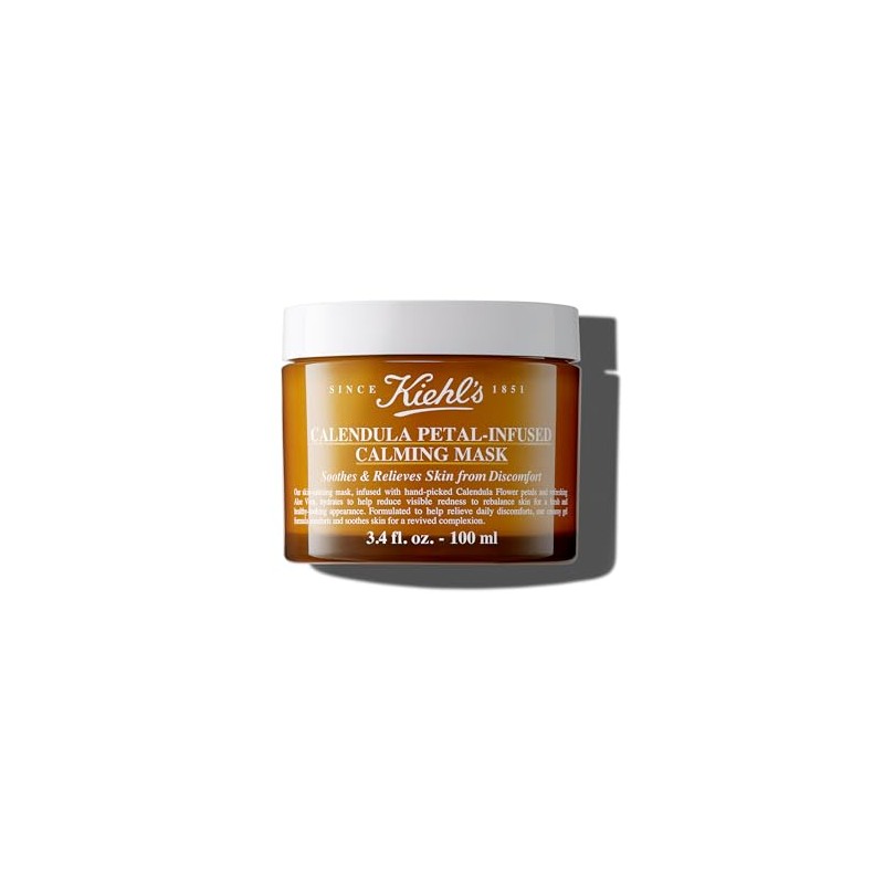 KIEHL'S Calendula Petal-Infused Calming Mask, 100 ml, Cooling Gel Mask
