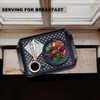 KAQAHIDO Large Non Slip Serving Tray with Grippy Dots, TV