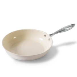 UUKRAVE Nonstick Ceramic Frying Pan Skillet, 11" Ceramic Saute Pans, Cooking Fry Pan with Stay-Cool Handle, Non-Toxic, PFAS-Free, All Stovetops (Gas, Electric & Induction), Dishwasher & Oven Safe