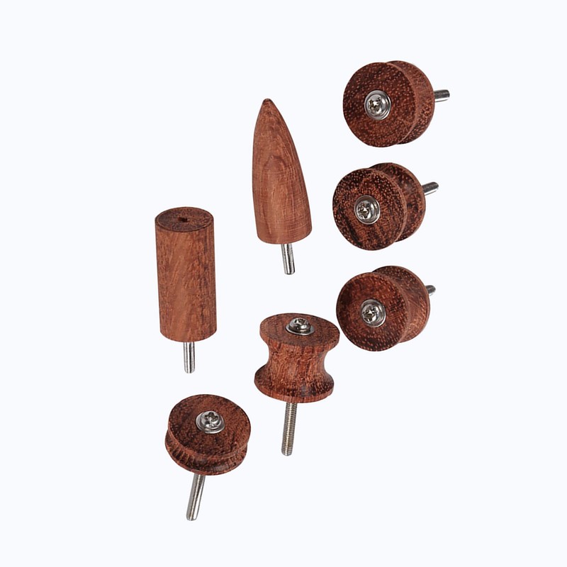 Leather Polisher, 7 Pieces Rosewood Leather Polisher Kit, Leather Work
