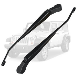 68002389AA Upgraded Windshield Wiper Arm Compatible with Jeep Wrangler JK JKU 2007-2018 1 Pair