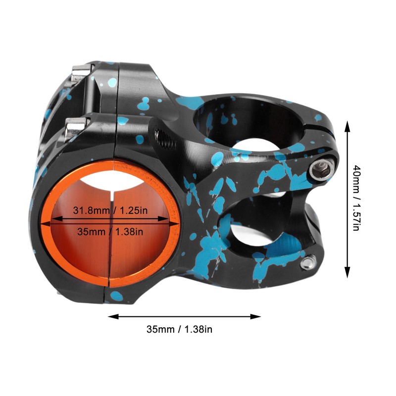 Mountain Bike Stem Aluminium Alloy 31.8x35mm Handle Bar Handlebar Riser
