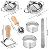 Ezydka Dumpling Maker Set 7Pcs Stainless Steel Dumpling Mould Dumpling