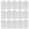 Healifty Cardboard Shirt Inserts Folding Forms, 20 Pcs Cardboard Shirt
