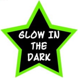 Retro 80's Vintage Clear Lens Sunglasses Color Frames 8 Pack Glow in the dark