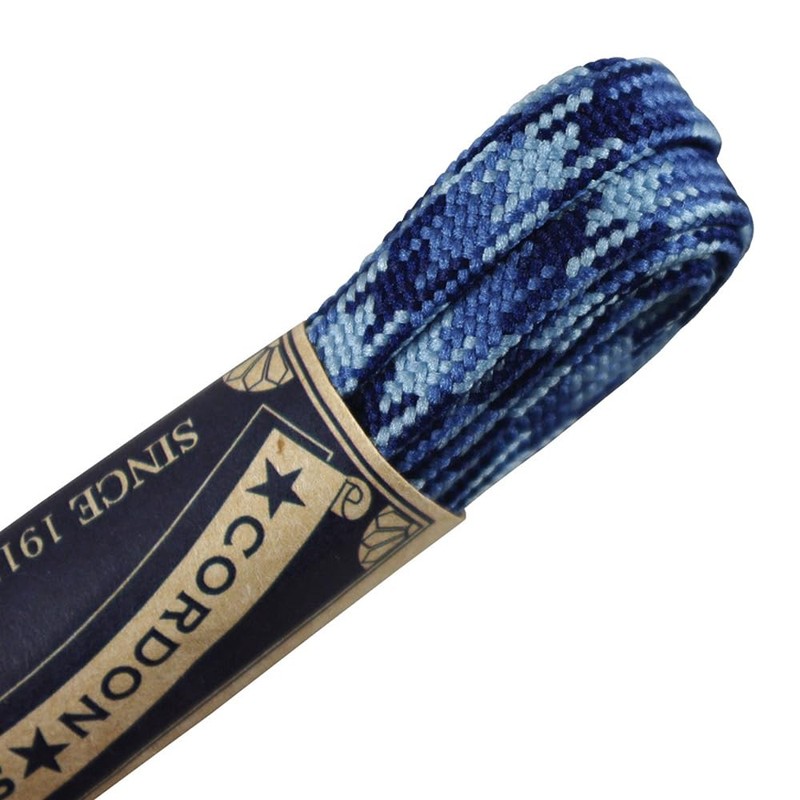 Korudon Shoe Lace Shoe Lace, Camo Cord, Navy, 47.2 inches