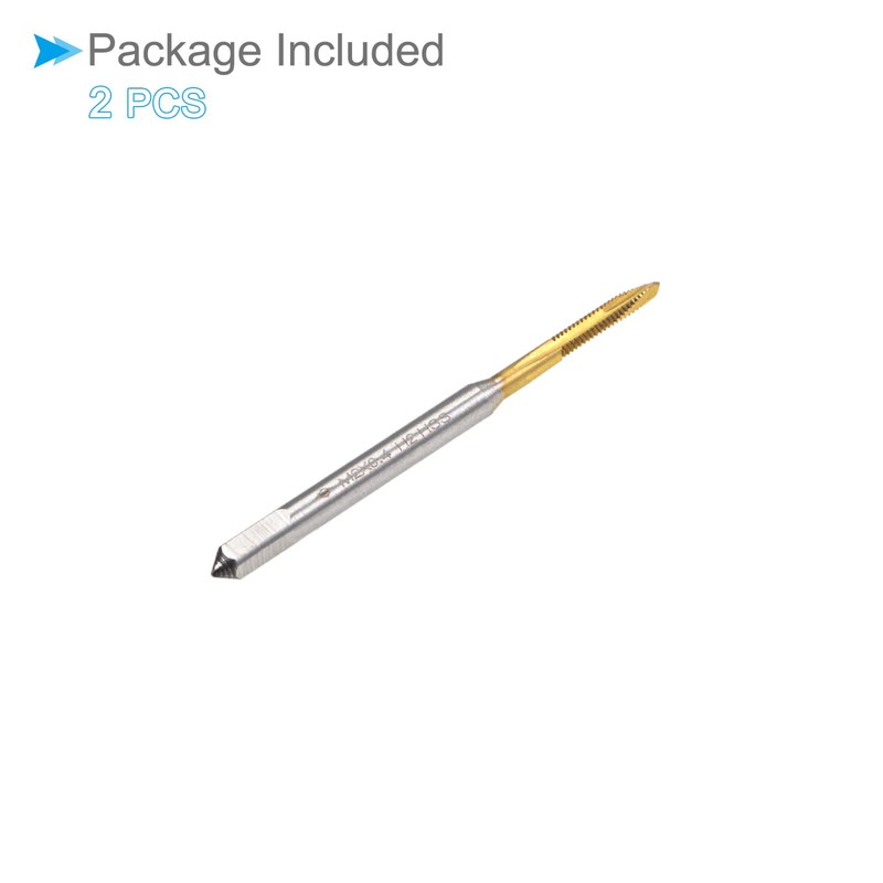 CoCud Spiral Point Tap Metric M2 x 0.4 Thread Titanium