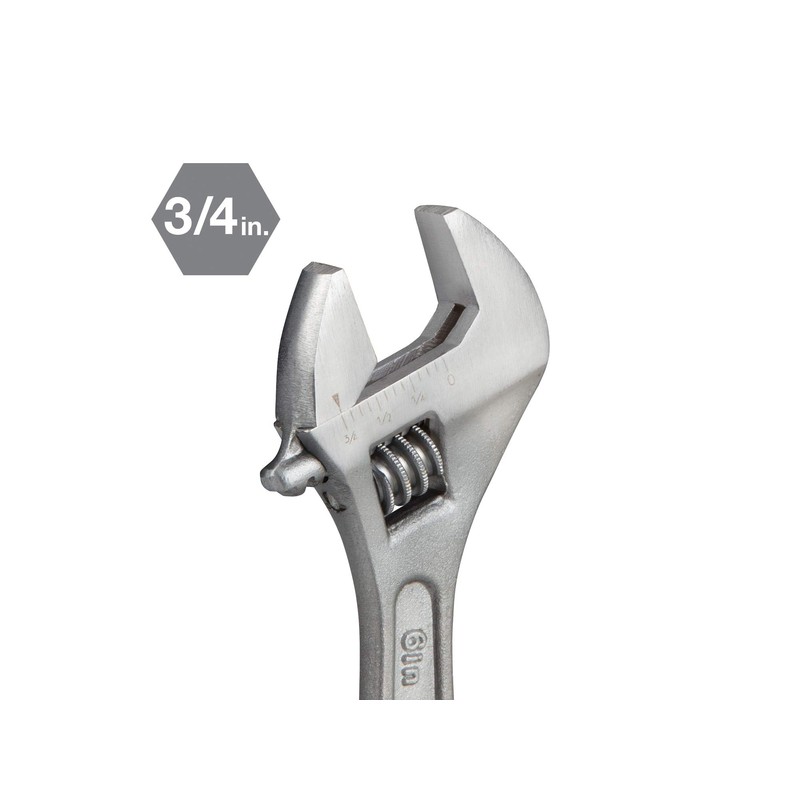 TEKTON 6 Inch Adjustable Wrench | 23002