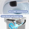 Toilet Brush and Plunger Set 4 in 1 Toilet Brush