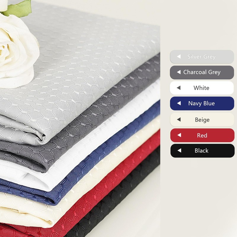 Eternal Beauty 120cm Round Tablecloth,Wipeable Grey Tablecloths Polyester Spill Proof