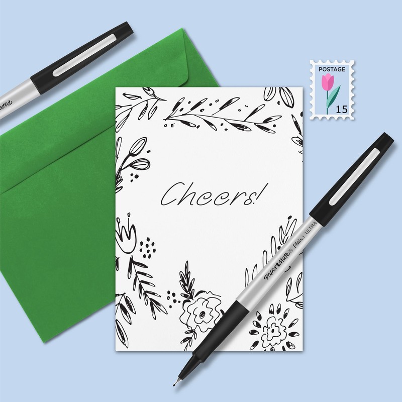 Paper Mate Flair Fineliner Pens - Ultra Fine Point 0.4mm