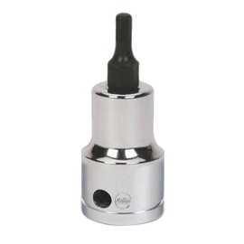 3/8" Dr, 1/8" Size, SAE Hex Bit Socket, 6 Pts, Finish: High Polished Chrome, Mfr: 35100-TH-A