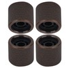 4 Pcs Electric Bass Knob Dome Metal High End Shell
