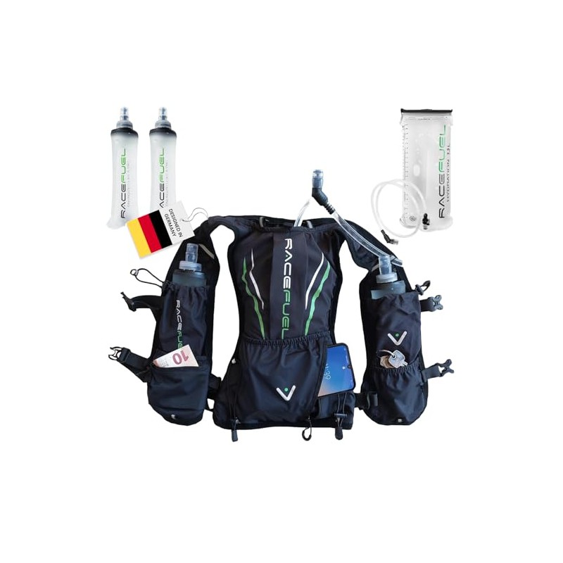 RaceFuel Marathon Vest, Ultralight Hydration Backpack, Trail Backpack, Hydration Pack,