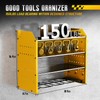 Power Tool Organizer Wall Mount with Charging Station, 4 Layers