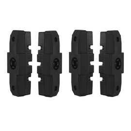 Brake Pads, Pack of 4 Brake Shoes for Magura Hs11 / Hs22 / Hs24 / Hs33 High Braking Performance 2 Pairs Brake Shoes Bicycle Brake Pad Black for Fydraulic Rim Brakes