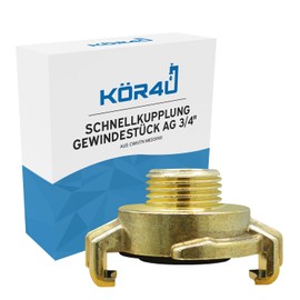 kör4u Quick Coupling 3/4 Inch Male Thread Brass