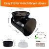 Dryer Vent Hose Connector Kit – 90 Degree Elbow for