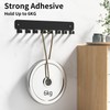 pickpiff Key Holder Wall Mount, Adhesive Key Rack with 8