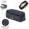 Long Pocket Cosmetic - Lightweight 7.8”x 3.1”x2.1” Makeup Bag -