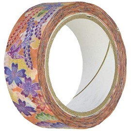 Kamiiso Sansho GR-1027 Masking Tape, Okinawa/Beni-type Enyun 0.6 inches (15 mm) x 2.6 ft (7 m)