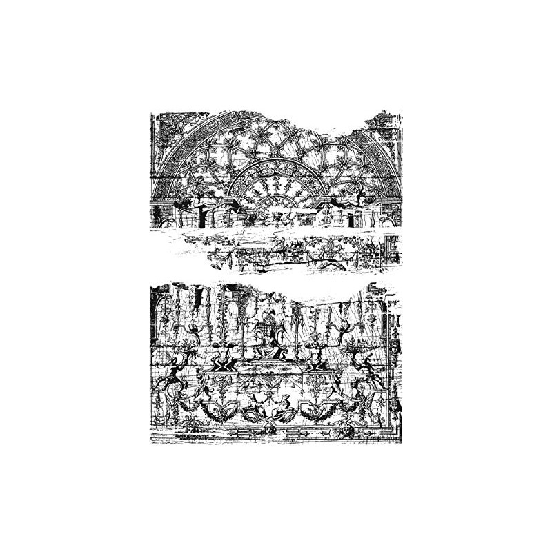 Tim Holtz - Stampers Anon CLING RBBR STAMP SET RENAISSANC,