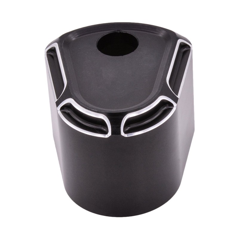 NATGIC 1PCS Black Billet Aluminum Ignition Switch Cover for Harley