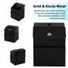 xydled Suggestion Box with Lock Wall Mountable Metal Donation/Ballot/Voting/Collection/Key Drop