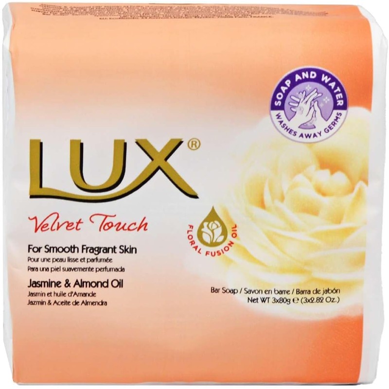 Lux Trio Pack Soap Bundle with Aasram Soap Box |
