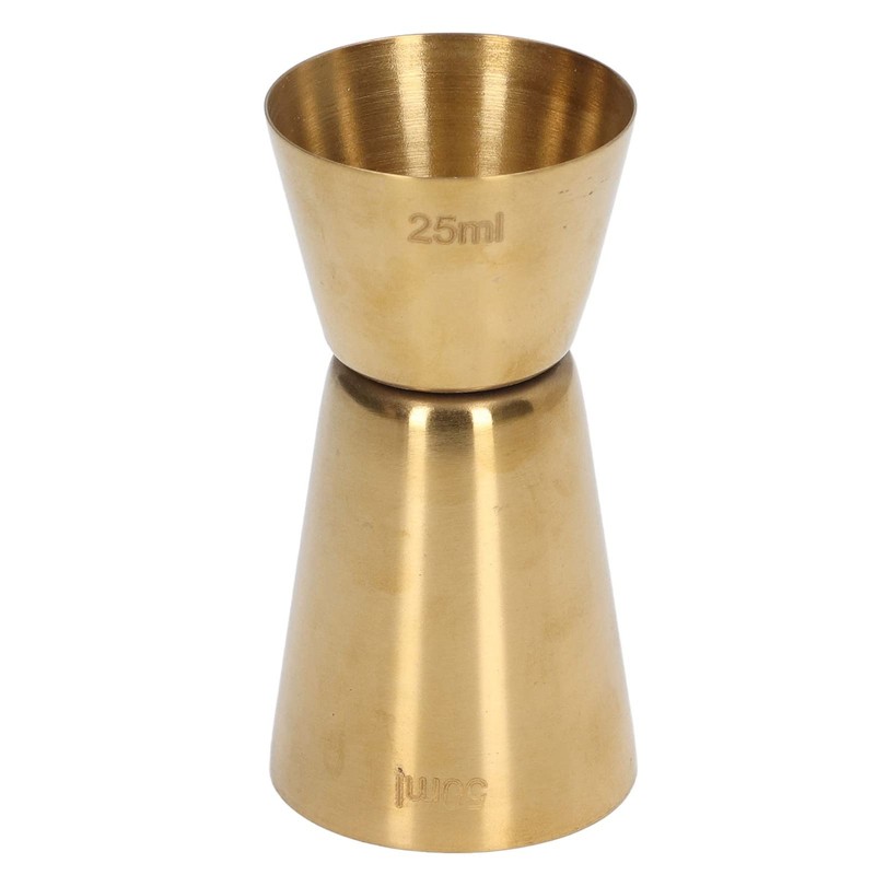Double Head Cocktail Jigger, Stainless Steel Measure Jigger Gold Wine