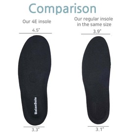 4e insole for wide feet and shoes 28-31cm 4eeee