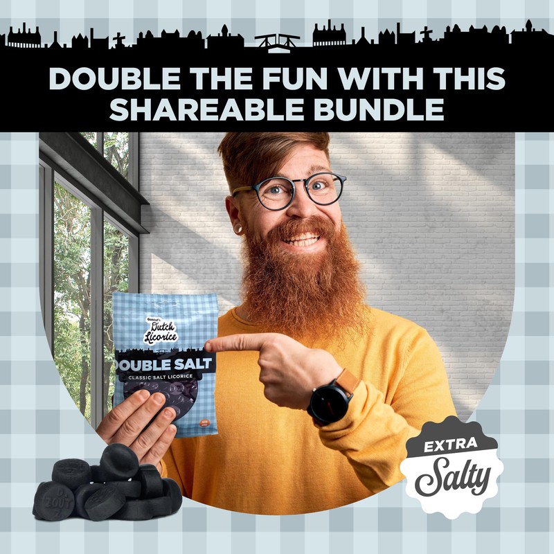 Gustaf's Dutch Licorice Double Salt Coins - 12 Pack of