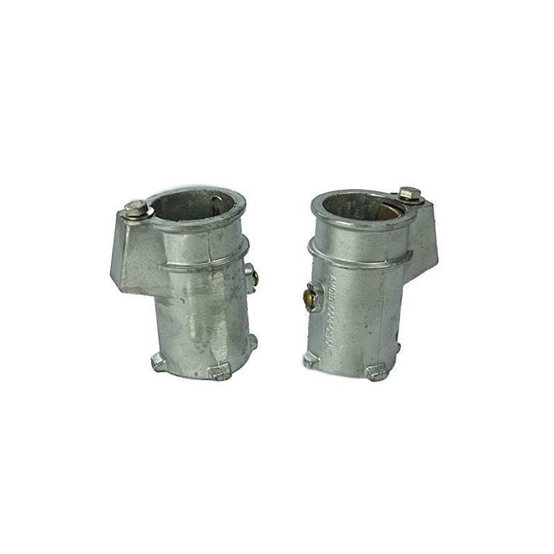 Inground Swimming Pool Ladder Aluminum Socket - 2 Pack