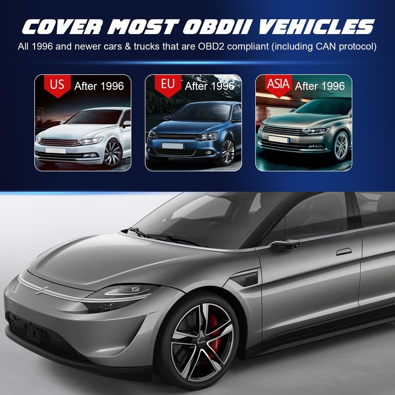 OBD2 Car Scanner Tool Check Engine Light Fault Code Reader