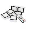Defiant 6-Pack LED Accent Lights with Remote Control 4 Colors, Timer NEW
