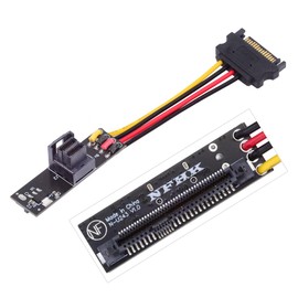 NFHK SFF-8643 PCI-E 4.0 Female to U.2 SFF-8639 U.3 NVME PCIe PCI-Express SSD Adapter for Mainboard