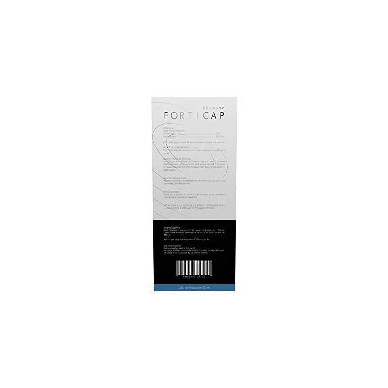 Forticap Shampoo Anticaspa 130 mL