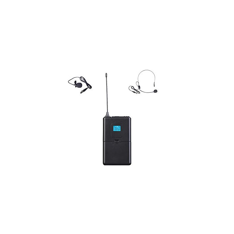innopow Bodypack with Lapel & Headset Mic for WM200 CH1